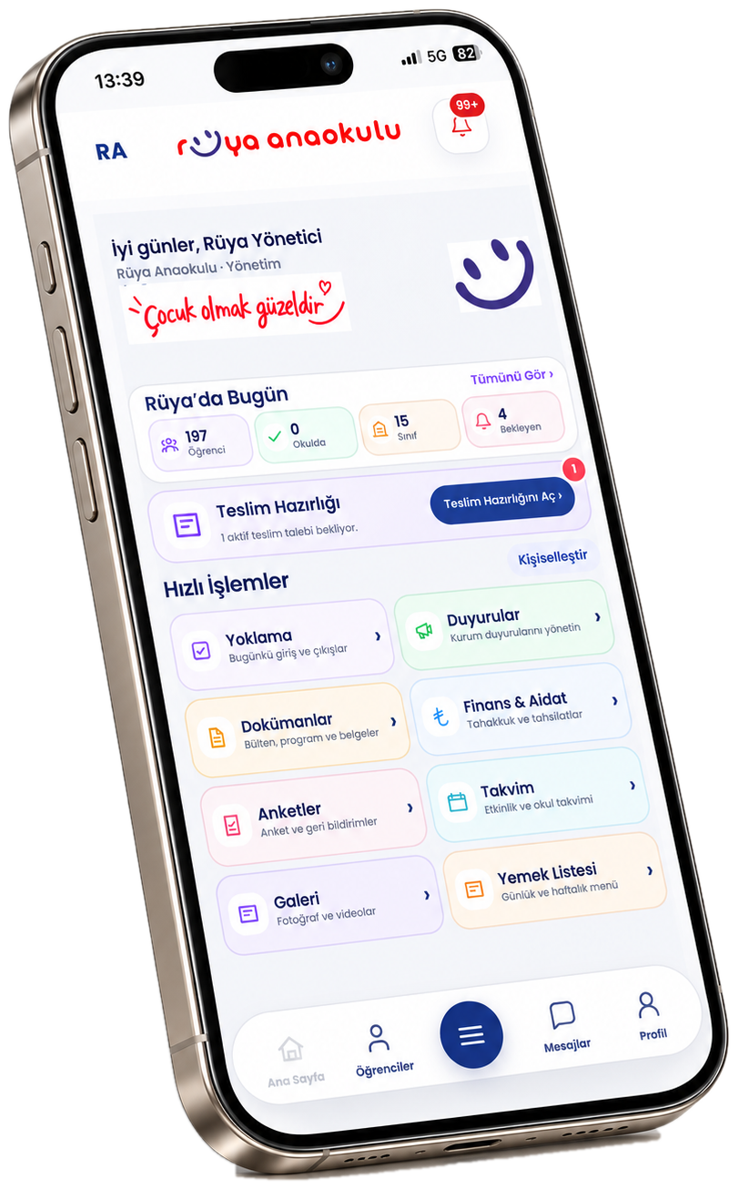 Rüya Portal mobil uygulama ekranı