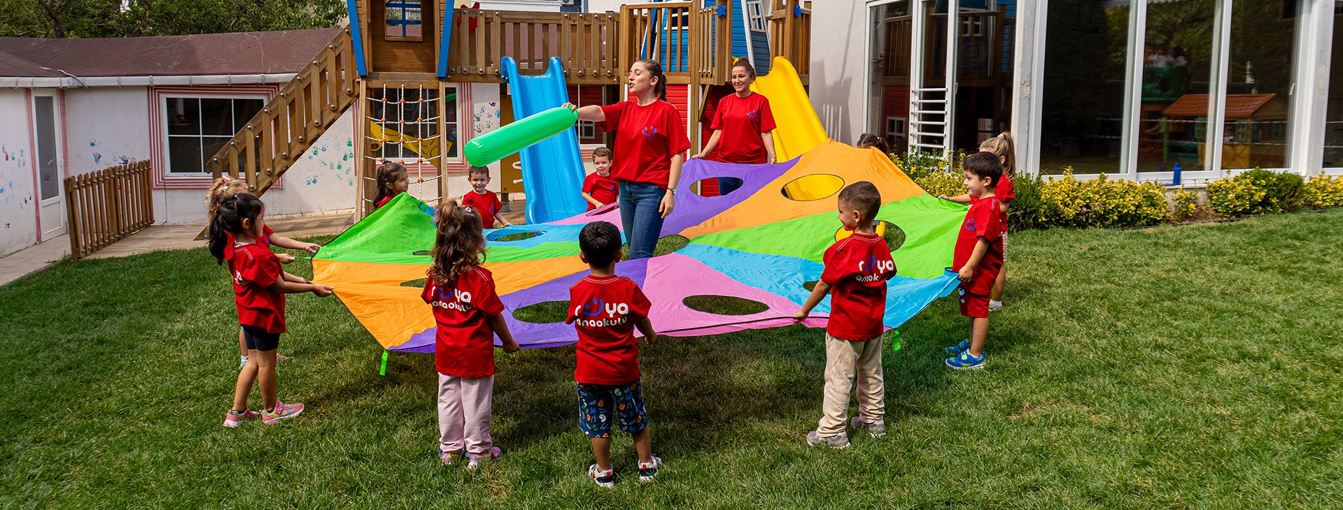 Rüya Preschool bahçe etkinliği